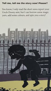 KidLit Bird Book Review by Susan Wroble of Electric Birds, with picture of a child in a garden in Paris