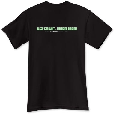 Sleep Can Wait shirt - back