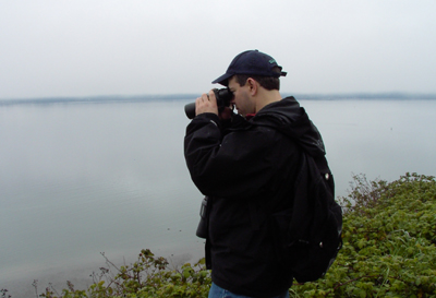 Mike admiring the Puget Sound